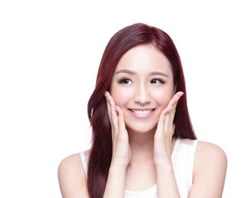 Beauty woman with charming smile